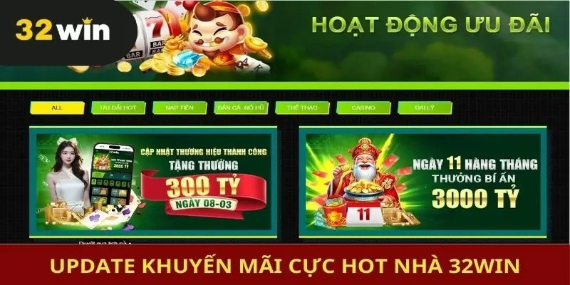 32win khuyến mãi